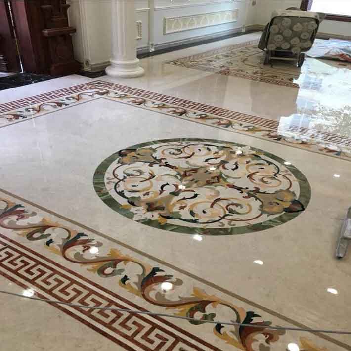 mẫu nền nhà dá marble hoa văn đep